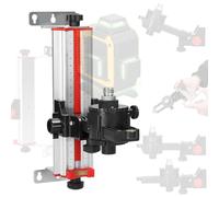 Sibomtex - Staffa di livello regolabile in lega di alluminio, montaggio stabile, con adattatore universale a vite da 14" a 58", 200 mm 400 mm opzionale