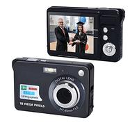 SIBOMTEX - Videocamera digitale portatile 720p, 18 MP, zoom 8x, anti-vibrazione, schermo TFT grande da 2,7 pollici, batteria al litio integrata, con borsa per il trasporto, cavo di ricarica USB per