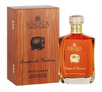 Sibona" Decanter Grappa di BARBERA Millesimata" 70 cl scatola legno