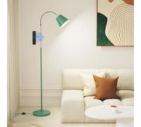 SIBRILLE E27 Lampada da Terra Dimmerabile, con Telecomando, max 60W 3000K-6000K, Altezza 168 cm Lampada da lettura con Testa di luce flessibile per Soggiorno e Studio con Lampada a LED (Conico)