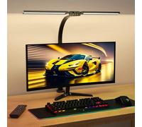 SIBRILLE Lampada Da Scrivania, Lampada Da Architetto Ruotabile Per Ufficio, Luce Da Scrivania Per Computer Luminosa E Dimmerabile, Lampada Da Scrivania Regolabile Con Collo D'oca