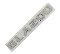 sibulv 3D ABS Chrome Nero Auto Posteriore Tronco Distintivo Dell'emblema GLA 200 260 Lettere Numero Sticker Fit for Mercedes X156 X164 H247 Accessori Indicatore di badge(GLA 200 Silver)