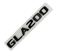 sibulv 3D ABS Chrome Nero Auto Posteriore Tronco Distintivo Dell'emblema GLA 200 260 Lettere Numero Sticker Fit for Mercedes X156 X164 H247 Accessori Indicatore di Badge(GLA 200 Black)