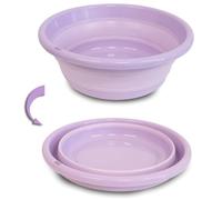 SIC Bacinella multiuso pieghevole; Portatile, in gomma termoplastica. Forma Tonda,salvaspazio, leggera.Utile sia per la casa, in cucina; che all'esterno per campeggi e gite. 12 * 31CM