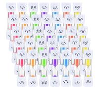 SICANAUO 35 timer sabbia per bambini, 2 mini spazzolino da denti, clessidra, vetro sabbiato colorato, timer di gestione visiva, set per bambini, cucina, aula, giochi regali