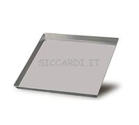 Siccardi Teglia Quadrata Professionale per Pizza e Pasticceria in Alluminio Cm 30 x 30