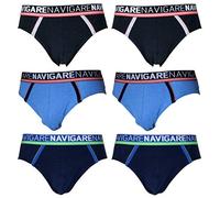 SICEM INTERNATIONAL SRL 6 Pezzi Slip Uomo Navigare Underwear Mutanda Intimo Elasticizzato 2868