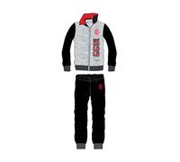 Sicem Tuta Pigiama Milan Ufficiale Bambino Ragazzo Anni 10 12 14 grigionera 15098GR (14 Anni)