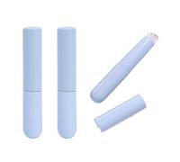 Sicheii 3 pennelli per labbra in silicone con copertura, spazzola per labbra riutilizzabile, balsamo per labbra portatile, applicatore per rossetto, lucidalabbra e inchiostro, correttore (blu)