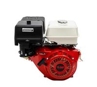 SICHENSH Motore a benzina 15 CV 420 CC, motore a benzina a 4 tempi, motore a benzina raffreddato ad aria, motore a benzina singolo cilindro, motore OHV, motore portatile con manicotto per candela,