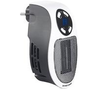 Sichler Haushaltsgeräte Electric Heating - Presa di riscaldamento: Stufa a ventilazione in ceramica, Termostato, Timer di spegnimento (Mini Ventola riscaldamento Con termostato)