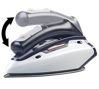 Sichler Haushaltsgeräte Ferri da viaggio - Ferro viaggio: Ferro da stiro da viaggio 2in1 con manico pieghevole, 1150 W, 110/230 volt (Piastre, campeggio, Stazione stiro)