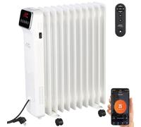 Sichler Haushaltsgeräte Radiatore a olio WiFi con app e telecomando, 11 elementi, 2500 W