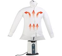 Sichler Haushaltsgeräte Sistemi di stiratura - manichino per camicie: Manichino con ventilatore ad aria calda, Stendibiancheria, timer regolabile fino a 3 ore (con supporto)