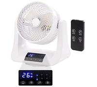 Sichler Haushaltsgeräte Telecomando per Ventilatore: Ventilatore da soffitto e circolatore d'Aria, Bianco, Digitale, 3 velocità (da Tavolo con Telecomando, Terra, Clima)