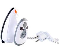 Sichler Haushaltsgeräte Travel Irons - mini ferro da stiro: Compatto Ferro da stiro a vapore, per viaggio e vacanza, 110 e 230 Volt (stiratura viaggio, a vapore mini, maglietta)