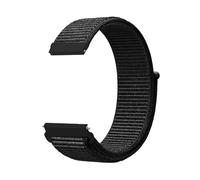 SiChouwz Cinturini for orologio da 18 mm in nylon compatibili con Garmin Venu 2S/Venu 3S/Vivoactive, cinturino Sport Loop di ricambio a sgancio rapido(Black red 07)