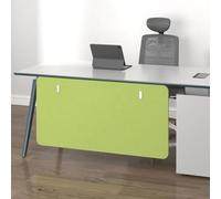 Sichtschutz Unter Dem Schreibtisch - Pannello Privacy Sotto la Scrivania 60-120 cm Pannello Divisorio Fonoassorbente in PET per Ridurre Il Rumore e Il Disturbo Visivo(Verde,120x60cm/47.2x23.6in)
