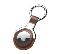 Sichy Custodia in pelle PU per Apple AirTags Custodia portachiavi Air tag Holder Air Tag Portachiavi Air Tag Tag Cover protettiva Airtag Portachiavi Loop Holder per bagagli Cane Gatto Pet Collare