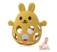 Sichy Giochi Neonato 0-3 Mesi, Sonaglio 3-6 e 6-9 Mesi, Montessori Giocattoli Sensoriali per Bambini 0-12 Mesi, Massaggia Gengive Neonati, Giochi Dentizione Neonato Silicone,Regali per Neonati