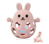 Sichy Giochi Neonato 0-3 Mesi, Sonaglio 3-6 e 6-9 Mesi, Montessori Giocattoli Sensoriali per Bambini 0-12 Mesi, Massaggia Gengive Neonati, Giochi Dentizione Neonato Silicone,Regali per Neonati