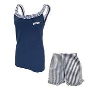 siciem Pigiama Donna Corto con Canotta Dimensione Danza Art. DD20251 (Blu, 44/M)