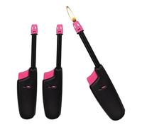 Sicignano | AccendiGas Canna Estraibile, 3 Pezzi - Ricaricabile Colori Assortiti per Uso Domestico e Professionale