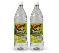 Sicignano Aceto di Alcool Bianco 6% Acidità, Uso Alimentare per Conserve e Sottoli e Pulizie Ecologiche, Anticalcare Naturale Multiuso, Origine Agricola (lt.1 x 2pz)