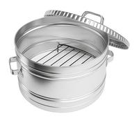 Sicignano | Arrosticarciofi in Lamiere con Coperchio | Cottura Tradizionale e Gusto Autentico per Carciofi Arrostiti su Barbecue (1, Tondo)