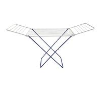 Sicignano Casalinghi Ingrosso Casalinghi Arredo Giardino Hotellerie Stendibiancheria Estensibile e Ripiegabile in Acciaio Verniciatura Bianca, per Bucato Pratico 186x57x108cm-2.7Kg