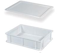 Cassetta Service Piena + Coperchio CM.40X30X10h Contenitore PORTAIMPASTO