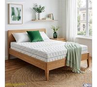 Sicignano FACILE Materasso Singolo AirFoam Firm Sfoderabile, Doppio Lato, Effetto Massaggiante, per Adulti, Ospiti e Seconde Case, 80 x 190 x 20 cm
