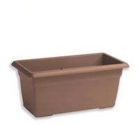 Sicignano | Fioriera Mediterraneo 100x45x40h cm Capienza 110lt Tortora, Plastica, Funzionale e Resistente agli Agenti Atmosferici, Arredo Esterno Giardino, Made in Italy (1)