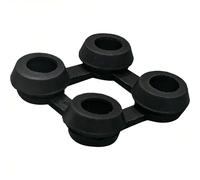 Sicignano | Giunti per Zerbino Compos in Gomma Antiscivolo Drenante, Forato, Alveolare, per Esterni Interni, Rettangolare - Resistente, Facile da Pulire, Componibili (1, Giunti per Compos)