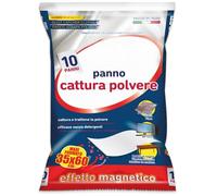 Sicignano | Panni Cattura-Polvere 35x60 cm Maxi Formato - 6 Confezioni da 10 Pz, Effetto Magnetico, Efficaci Senza Detergenti, Per Tutte le Superfici, Pavimenti, Mobili in Legno, Hi-Tech