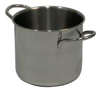 Sicignano | Pentola Acciaio Inox Daisy Uso Alimentare Ø16 cm, 2 Manici, Fondo Induzione - per Fornello Gas Piastra Elettrica Piano Vetroceramica Induzione - Lavabile in Lavastoviglie, Made in Italy