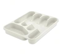 Sicignano Portaposate per Cassetti - Modelli Piccolo, Grande, Mixy con Inserto e Bella Plus - Vaschette Multiscomparto in Diversi Colori (Bianco, Piccolo)