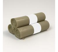 Sicignano | Sacchetti Immondizia Ambra 55x65 cm T.500 | 3x15 Pz | Alta Resistenza per Uso Domestico Continuo