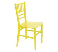 Sicignano | Sediolina Baby in Plastica per Bambini - Seduta Ergonomica Robusta, Perfetta per Ludoteca Asilo, Facile da Pulire, Colore Giallo, 31x28x62h cm, Portata Massima 75 kg