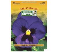Sicignano | Semi Viola del Pensiero Blu - Pianta Nana Fioritura Prolungata 5-7 cm, Busta Extra - 1 Confezione da 0.15g, Raccolta Primaverile