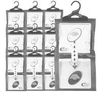 Sicignano | Set 10 Deumidificatori con Appendino 2 in 1, Anti-Umidità e Anti-Odore, Capacità 500 ml, Ideale per Armadi e Ambienti Domestici, Fragranza Inodore
