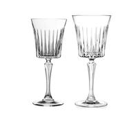 Sicignano | Set 12 Calici Timeless in Cristallo - 6 Calici da Vino CL.30 + 6 Calici da Acqua CL.23, Brillanti, Resistenti e Lavabili in Lavastoviglie, Design Elegante e Sostenibile