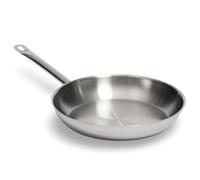 Sicignano | Set 2 Padelle Multistrato Arenal 3 Strati Acciaio Inossidabile Ø28cm, Compatibili Induzione | Tecnologia 3-Ply, Distribuzione Calore Uniforme, Risparmio