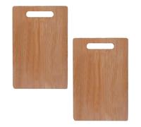 Sicignano | Set 2 Taglieri in Bamboo Naturale, 30x20x1.2h cm, con Maniglia - Antibatterico e Resistente - Ideale per Carne, Verdure, Formaggi - Cucina Professionale o Domestica