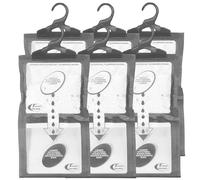 Sicignano | Set 6 Deumidificatori con Appendino 2 in 1, Anti-Umidità e Anti-Odore, Capacità 500 ml, Ideale per Armadi e Ambienti Domestici, Fragranza Inodore