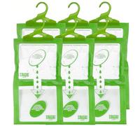 Sicignano | Set 6 Deumidificatori con Appendino 2 in 1 IRGE, Anti-Umidità e Anti-Odore, Capacità 500 ml, Ideale per Armadi e Ambienti Domestici, Fragranza Aloe Vera