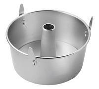Sicignano | Stampo Forma per Torta Ø28 cm, Ruoto Americano in Alluminio con Alette, Stampo per Chiffon Cake e Ciambellone GR.390
