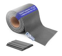 Sicignano Strisce Frangivista in PVC per Recinzione a Doppio Picchetto, Set 3 Rotoli Privacy 35 m x 19 cm, Spessore 1,2 mm, con 20 Clip, per Giardino e Balcone (Grigio Scuro)