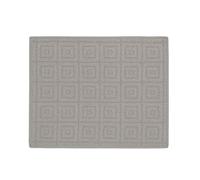 SICIGNANO | Tappeto Moderno, Antiscivolo, Resistente, Morbido - Adatto per Cucina Bagno Camera da Letto Corridoio Ingresso - Assorbe l'Acqua, Lavabile - Decoro in Rilievo (50x40 cm, Grigio)
