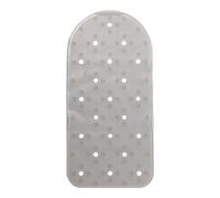 Sicignano | Tappeto per Vasca in Gomma Antiscivolo Trasparente 73x36 cm Rettangolare Sensibile alla Pelle, con Sospensione, Resistente alla Muffa, Ideale per Bimbi e Anziani, Made in Italy